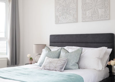 Beau Property bedroom home staging and interior design