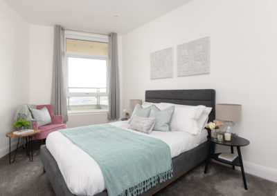 Beau Property bedroom home staging and interior design