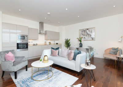 Beau Property Living Room home staging and interior design