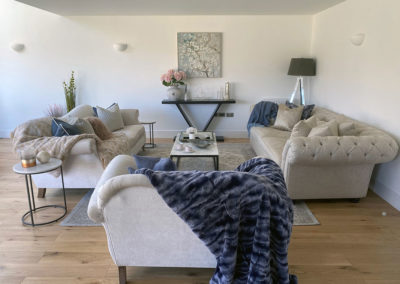 Living Room interior design by Beau Property Home Staging