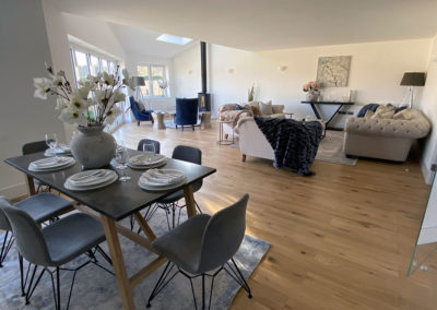 Living Room interior design project by Beau Property Home Staging