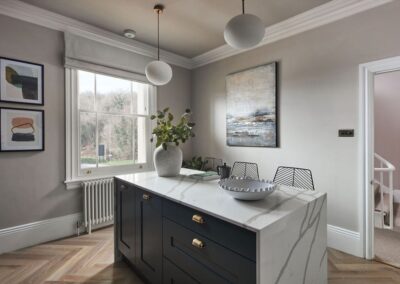 Professionally staged home by Beau Property Home Staging. Show home kitchen