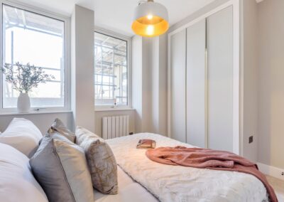 Professionally staged home by Beau Property Home Staging. Show home bedroom