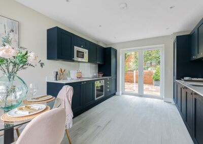 Professionally staged home by Beau Property Home Staging. Show home kitchen