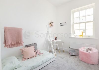 Professionally staged home by Beau Property Home Staging. Show home children's room