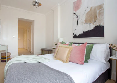 Professionally staged home by Beau Property Home Staging. Show home bedroom