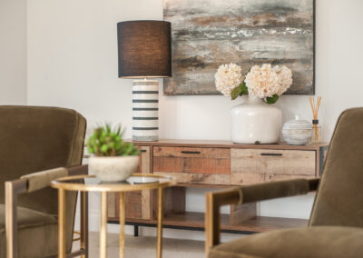 Professionally staged home by Beau Property Home Staging. Show home lounge area