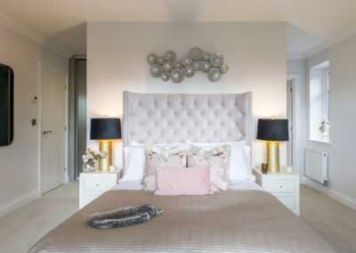 Professionally staged home by Beau Property Home Staging. Show home bedroom
