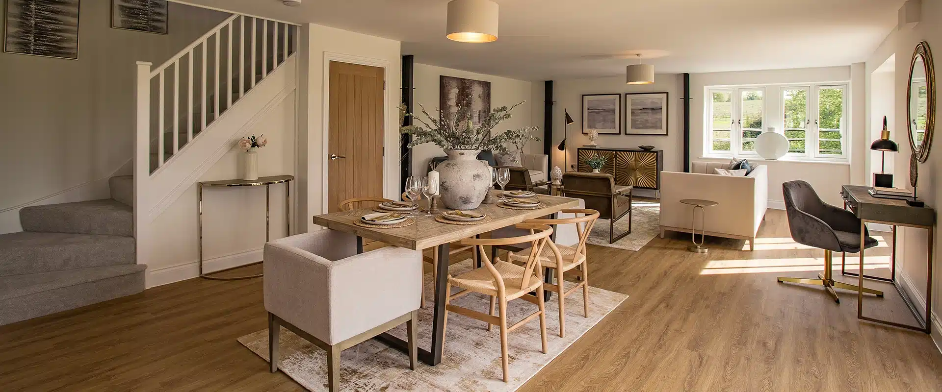 Living room home staging